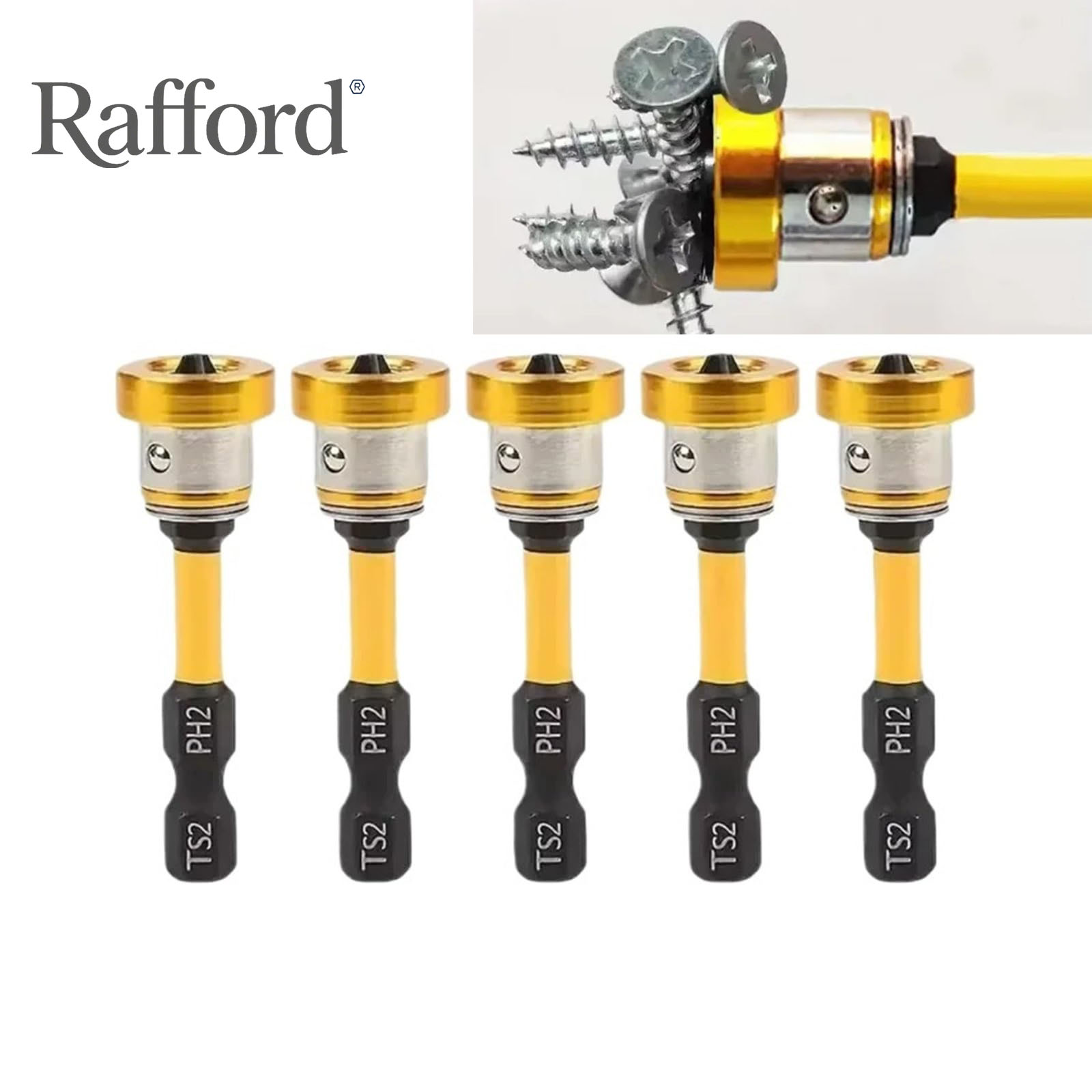 Magnetic Drill Press - Rafford 마그네틱 드라이월 스크루드라이버 비트 세트,