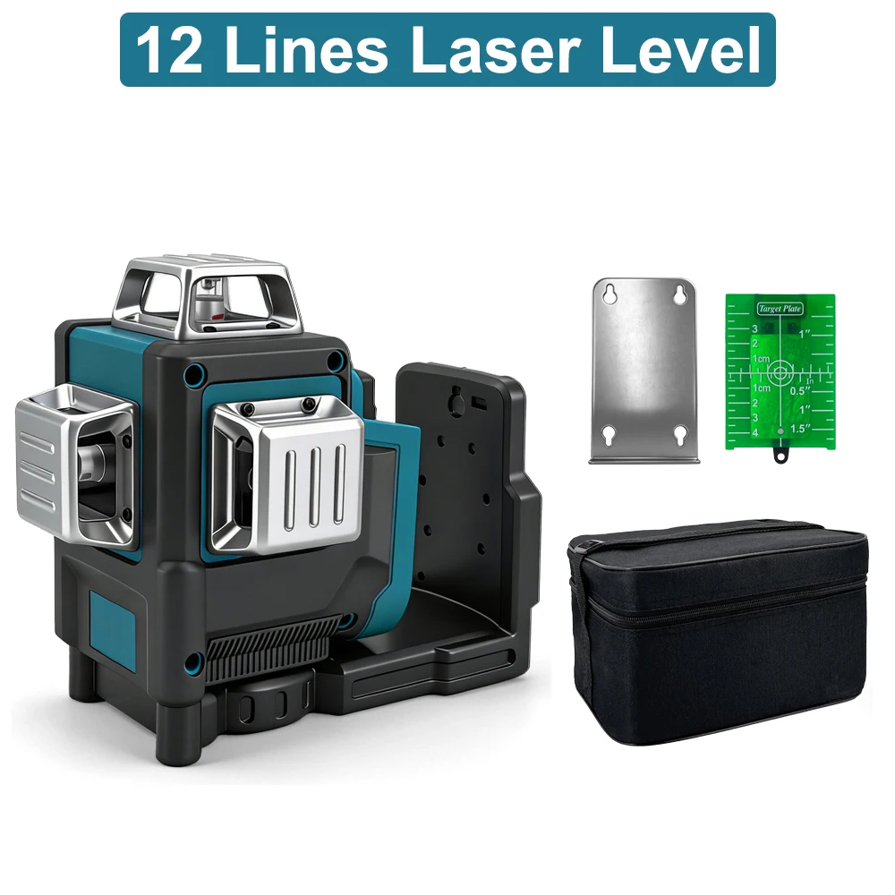 Laser Level Rotary - 12 라인 레이저 레벨 그린 라인