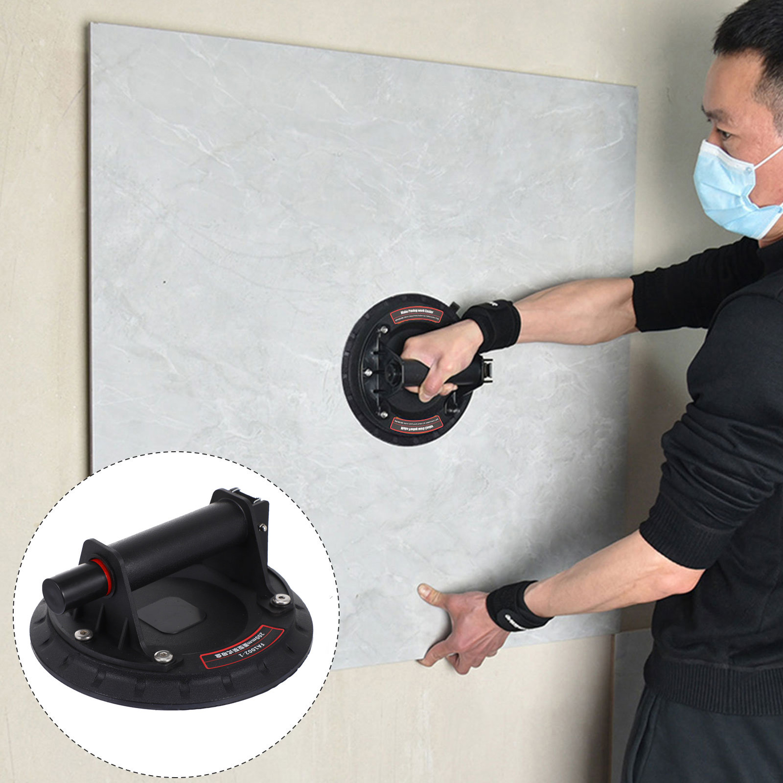 Vacuum Suction Cup Lifter - 유리 흡착컵 중량물용 휴대용 진공 패널