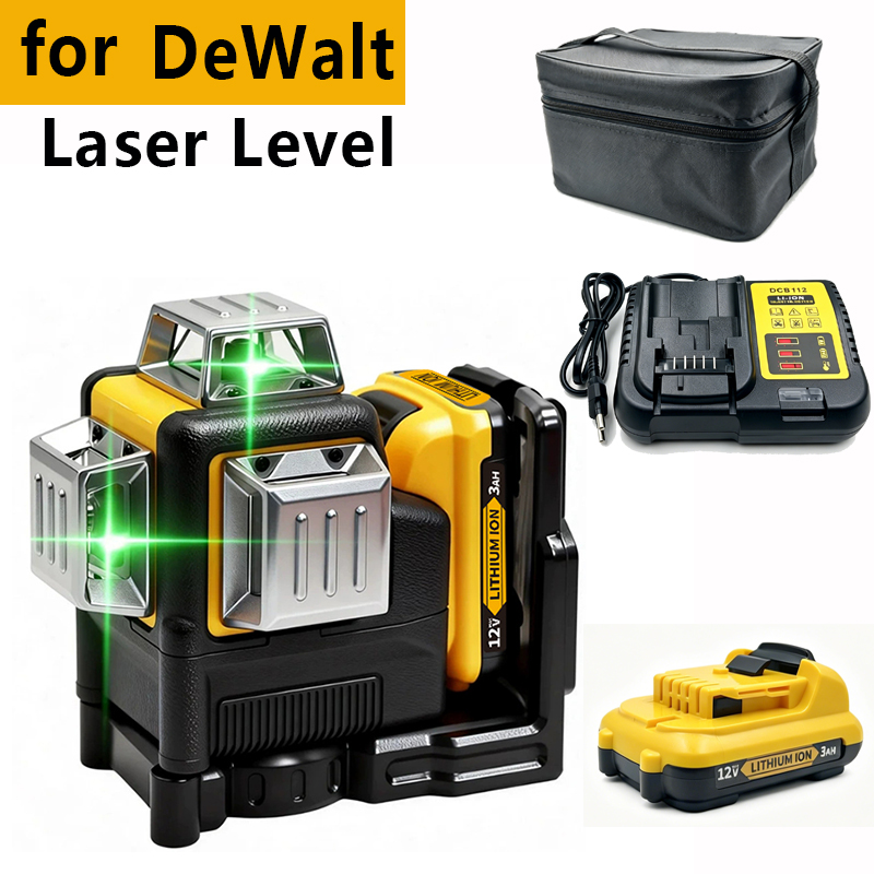 Laser Level Rotary - DEWALT DW089LG 12V 리튬 배터리 그린