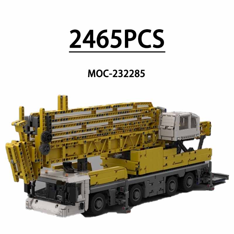 Heavy Equipment Lego - MOC-232285 크레인 mk88 중장비 운반기 크레인