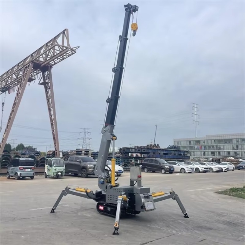 Heavy Equipment Lifting - 콤팩트 미니 스파이더 크레인 유압식 전동
