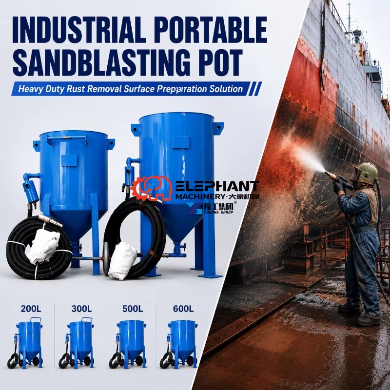 Heavy Equipment Used For Sale - 산업용 샌드블라스터 기계, 선박 건조용 강철