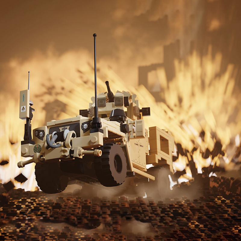 Heavy Equipment Lego - M1278 중형 전술 트럭 모델 MOC