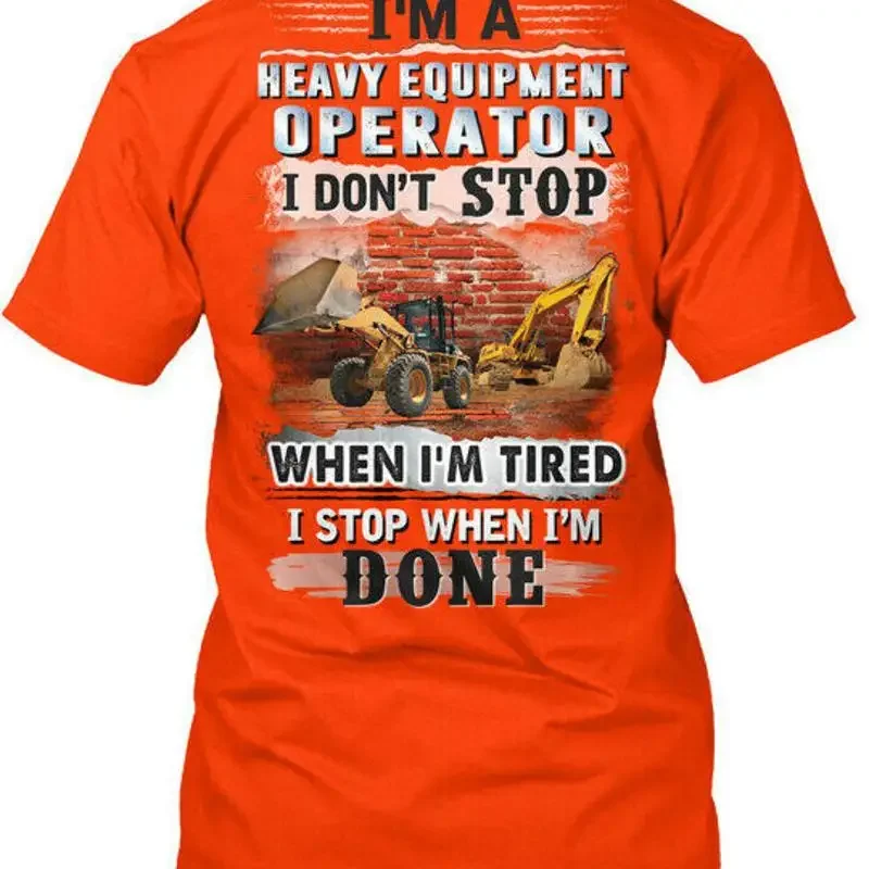 Heavy Equipment Operations - 중장비 운전자, 멈추지 않아요, 나는 미국산