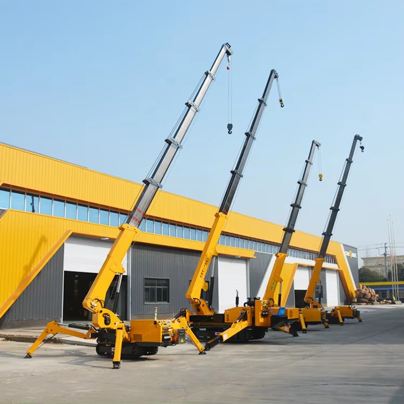Heavy Equipment Lifting - 8T 유압식 스파이더 크레인 중장비 미니
