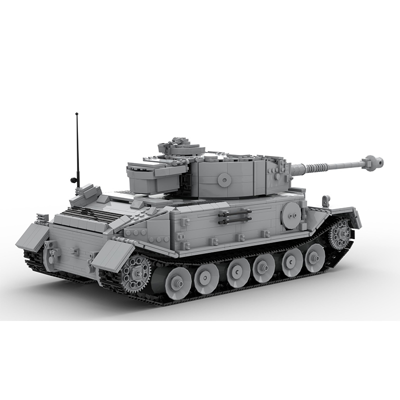 타이거 Ausf.E 중전차 모델 MOC 조립 브릭 전쟁 - Heavy Equipment Lego 리뷰 및 가격