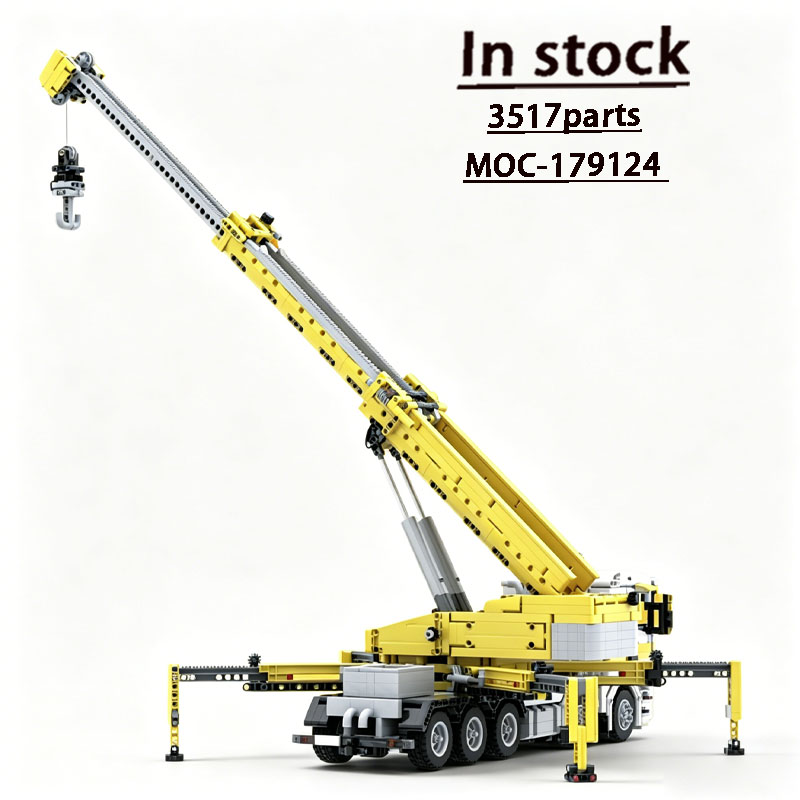 MOC-179124 도시 신형 중장비 크레인 트럭 빌딩 - Heavy Equipment Lego 리뷰 및 가격