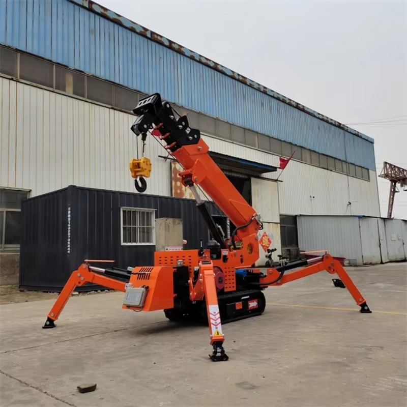콤팩트 미니 스파이더 크레인 유압식 전동 리모컨 중량물 - Heavy Equipment Lifting 리뷰 및 가격
