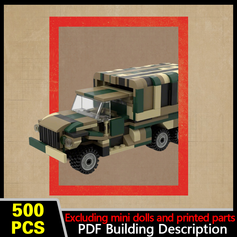 무거운 군용 트럭 모델 MOC 조립 블록 전쟁 장비 모 - Heavy Equipment Lego 리뷰 및 가격