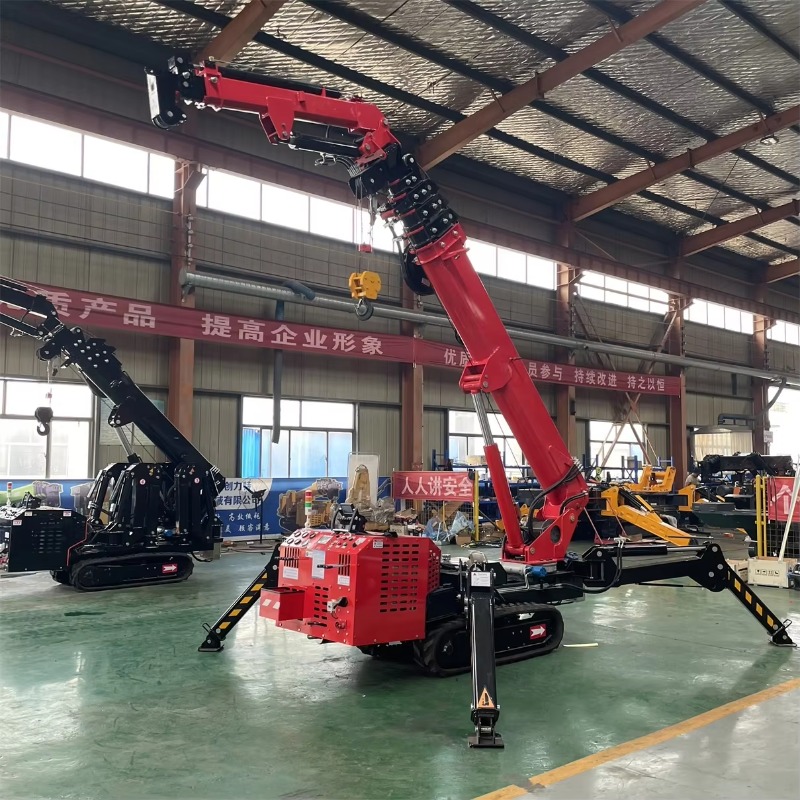 콤팩트 미니 스파이더 크레인 유압식 전동 리모컨 중량물 - Heavy Equipment Lifting 리뷰 및 가격