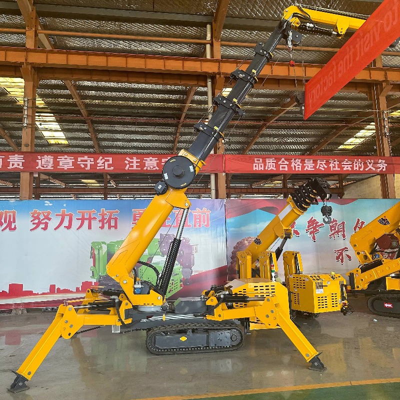 콤팩트 미니 스파이더 크레인 유압식 전동 리모컨 중량물 - Heavy Equipment Lifting 리뷰 및 가격