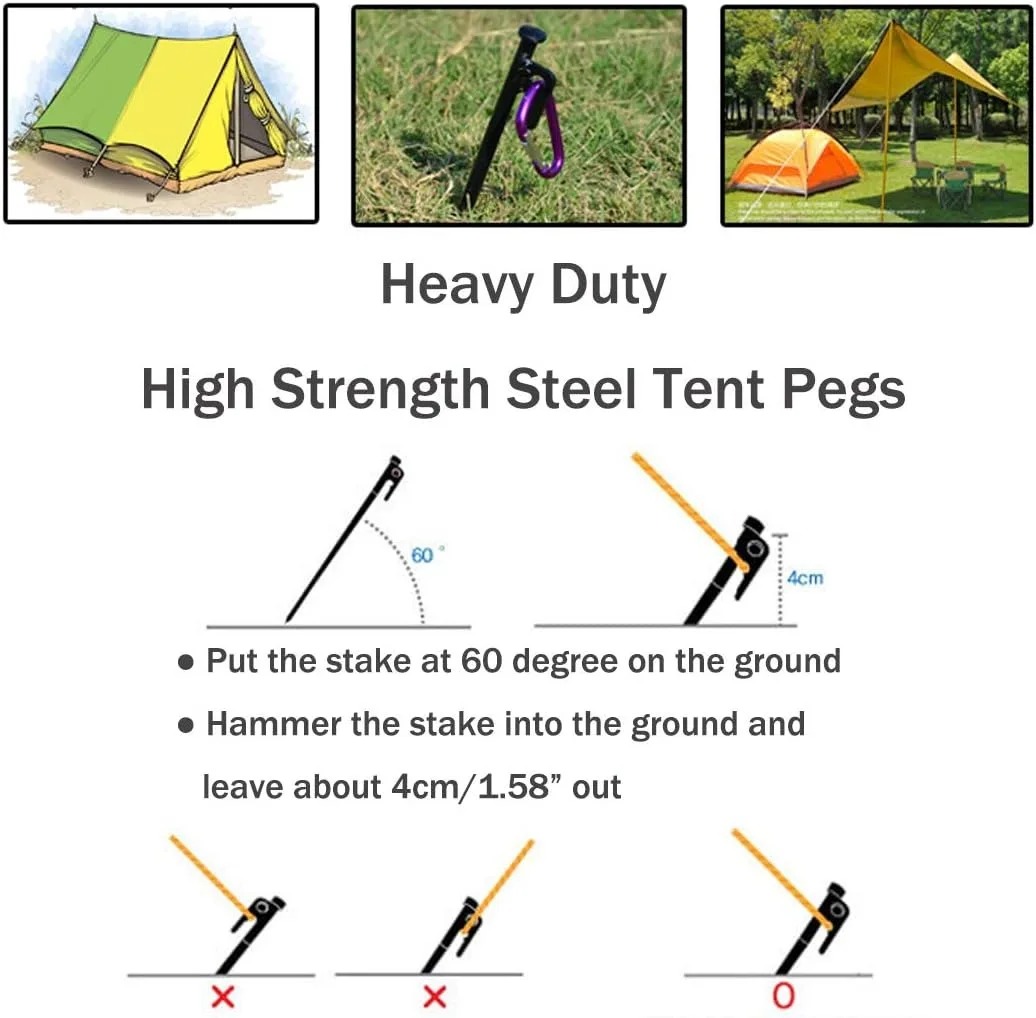 15/20/30cm 헤비듀티 텐트 펙 피크닉 캠핑 텐트 - Heavy Equipment Manufacturers 리뷰 및 가격