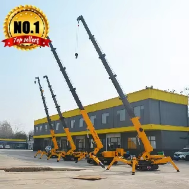 8T 유압식 스파이더 크레인 중장비 미니 크롤러 크레인 - Heavy Equipment Lifting 리뷰 및 가격