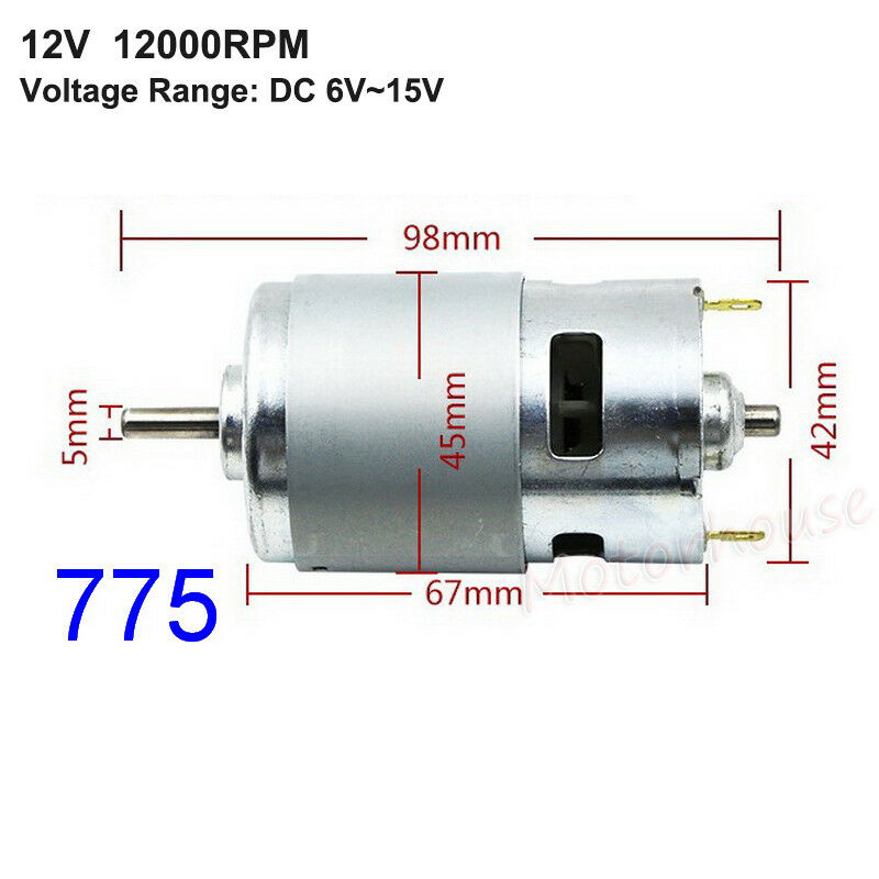 RS-775/795/895 카본 브러시 모터 DC 6V - Magnetic Drill Press 리뷰 및 가격